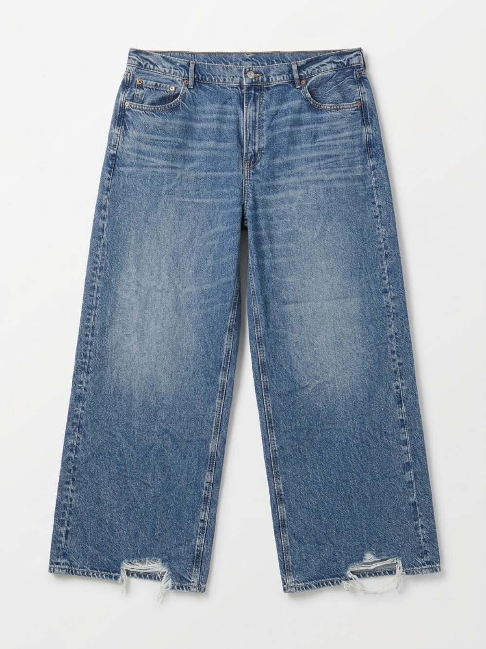 American Eagle Dreamy Drape Super High Rise Baggy Wide Leg Jeans Womens 20 NWT